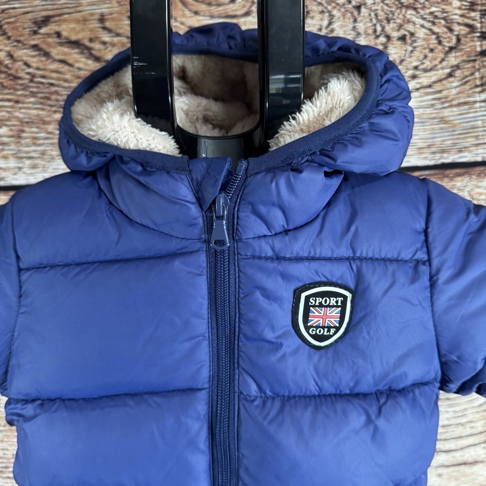 Toddler Sport Golf Blue Winter/Snow Puffer Jacket Size 2 T - Picture 2 of 8